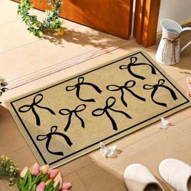 Imagem de LENRURU Tapete de boas-vindas para portas da frente, antiderrapante, traseiro, externo, tapete de entrada, tapetes de baixo perfil, presentes de inauguração de casa para amigos da família, capachos