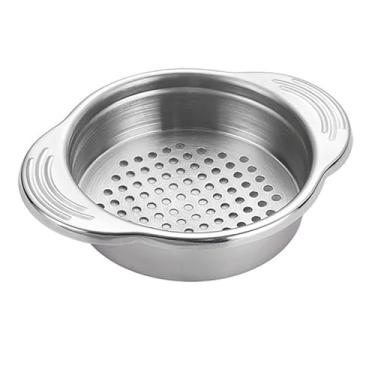Imagem de ZJchao Coador de Lata de Atum Em Aço Inoxidável Coador de Lata de Alimentos de Cozinha para Coar Drenagem Enxágue Feito de Aço Inoxidável 304 Durável Ideal para Cozinhas,