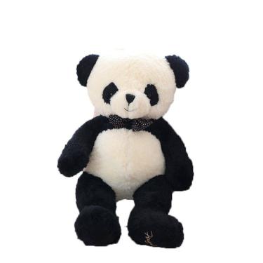 Imagem de Brinquedo de pelúcia Panda, gravata borboleta infantil, 40 cm
