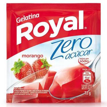Imagem de Gelatina de Morango Zero Açúcar Royal 12g