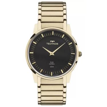 Imagem de Relógio Technos Masculino Slim Dourado Gl22Aa/1P