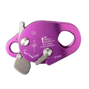Imagem de RiToEasysports Garra de Corda de Escalada, Ascendente de Travamento Automático de Alumínio de Aviação para Escalada, Montanhismo, árvore, Arborista, Resgate, Expedição, Espeleologia (#4P)