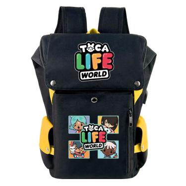 Imagem de Mochila escolar Tocas Lifes Kids B para crianças - 35x18x45cm