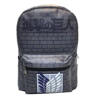 Imagem de Mochila Attacks Ons Titans Kids School PU 30x12x42cm