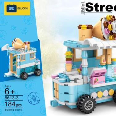 Imagem de Carrinho De Lanche De Sorvetes - 184 Peças - Bloxi