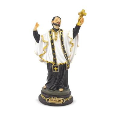 Imagem de Imagem São Francisco Xavier Importado Resina 15 cm - Amém Decoração Re