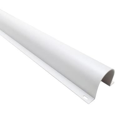 Imagem de Electriduct Cabo de proteção de fio flangeado de plástico de 3,8 cm inclui capa de junta - (2 varetas de 91 cm = 1,8 m) - Branco
