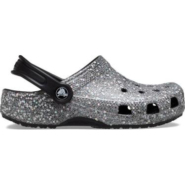 Imagem de Sandália Crocs Classic Glitter Clog K Multi/Black-Unissex