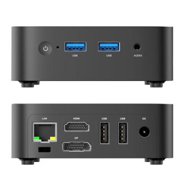 Imagem de ACEMAGIC Vista V1 Mini PC Computador 11 Pro, 16GB DDR4 RAM 256GB M.2 SSD, 12th Alder Lake N95 (até 3,4GHz), Suporte Dual 4K, WiFi, Bluetooth, Ethernet, HTPC para negócios, educação, casa