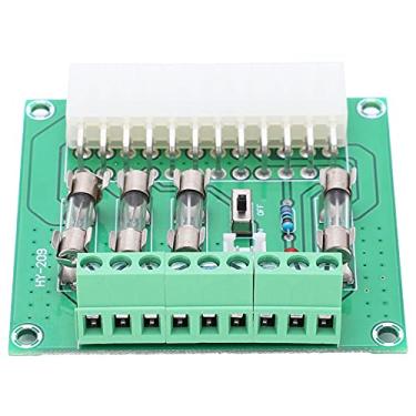 Imagem de WALFRONT Placa Adaptadora ATX, Módulo de Alimentação de Interruptor de Alternância Com Tamanho Compacto para Placa Amplificadora de Potência