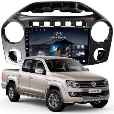 Imagem de Multimídia Adak 10P Amarok até 2016 2+64GB Quadcore Carplay Android Auto Gps