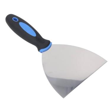 Imagem de Sanpyl Conjunto de Raspador de Massa de Aço Inoxidável, 2 Peças, Ferramentas para Remoção de Tinta de Papel de Parede, Aplicação de Massa, Reparos Domésticos (5 pol.)