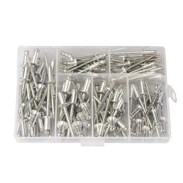 Imagem de Acessórios de rebite versáteis rebites cegos rebites de alumínio à prova d'água rebites de extremidade fechada vários tamanhos e kits ideais para reparos de automóveis e móveis DIY e fixadores de