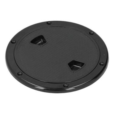 Imagem de Tampa De Inspeção Redonda ABS Preta 6 Pol Barco Lancha - Noster