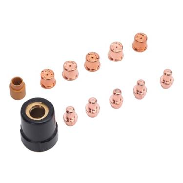 Imagem de Fabater Kit de Eletrodo de Ponta de Cortador de Plasma Feito Com Precisão para Cortador de Plasma Eastwood Versa-Cut 40amp, ótimo para Fabricação de Metal