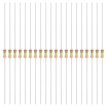 Imagem de YOKIVE 200 peças 1/4W (0,25 Watts) 150k Ohm 5% Resistor de filme de carbono, resistor fixo único de filme de carbono | Ótimo para dispositivos eletrônicos DIY, placas de circuito, sensores
