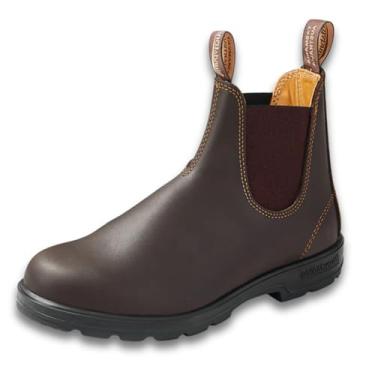 Imagem de Blundstone Bota Chelsea masculina 587 bico redondo, Marrom nogueira, 12 US Men / 14 US Women / 11 AU