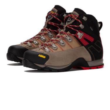 Imagem de ASOLO Bota masculina FUGITIVE GTX resistente à água de camurça respirável nylon trekking cano baixo | Biqueira de borracha, Lã/preto, 10 Wide