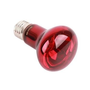 Imagem de aqxreight Lâmpada de Calor Infravermelha para Répteis 60W RS Excelente Fonte de Calor 24 Horas Lâmpadas de Vermelhas para Dragão Barbudo Lagarto de Horas de Aumenta de Infravermelha para Répteis