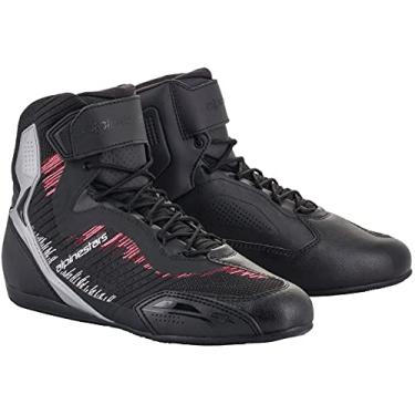 Imagem de Alpinestars Tênis de montaria Stella Faster-3, Preto/prata/rosa diva, 9