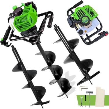 Imagem de Perfurador De Solo a Gasolina Menegotti Mps52 V3 Com 3 Brocas 80x20 + 8025cm + 80x30cm