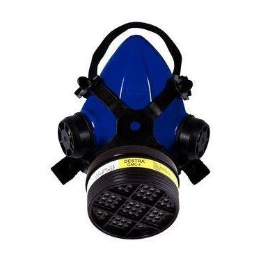 Imagem de Kit Máscara Respirador Semi Facial Mig-21+filtro Voga Destra - oem