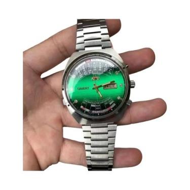 Imagem de Relógio Mecânico Automático Unissex De Aço Inoxidável Orient Com Mostr