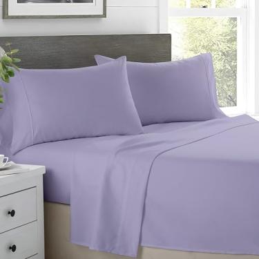 Imagem de SKY BEDDINGS Jogo de lençol solteiro GG - 100% algodão egípcio - 600 fios solteiro extra longo para dormitório - bolso profundo de 38 cm - Lençóis de cetim macio e refrescante, 3 peças, GG, lençóis de