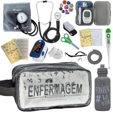 Imagem de Kit De Enfermagem Completo Medidor Glicose Aparelho Pressao - P.A. MED
