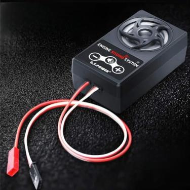 Imagem de CUOFYUNL Módulo de simulado de som do motor de carro 58 sons para carro off-road 1/10 RC Crawler