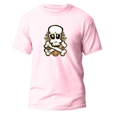 Imagem de Camiseta Básica Algodão Premium Estampa Digital Skull Red - Pavesi, Ro