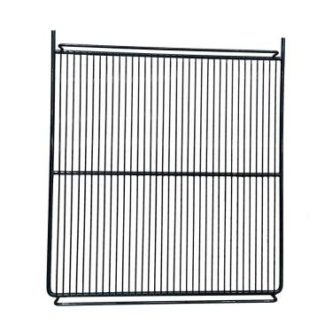 Imagem de Kit 2 Grades Prateleiras Níveis Vb40 Preta 54 X 46 Tanque Cremalheira + Ganchos - Metalfrio