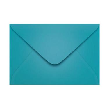 Imagem de Envelope Convite 160x235 com 100 Azul Turquesa Bahamas Scrity