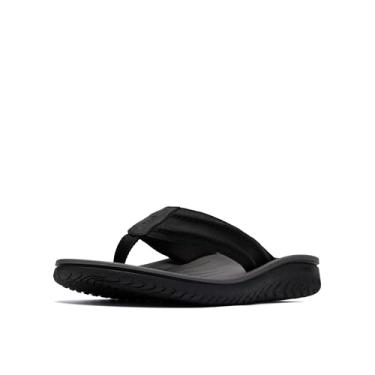 Imagem de Clarks Chinelo masculino Wesley Surf, Couro preto, 45