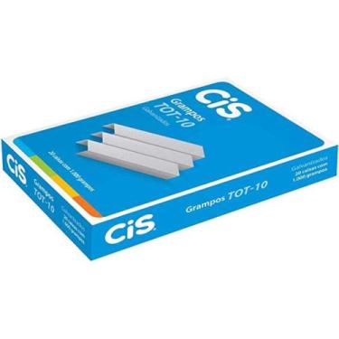 Imagem de Grampos tot-10 caixa com 20 unidades 1000 grampos - cis