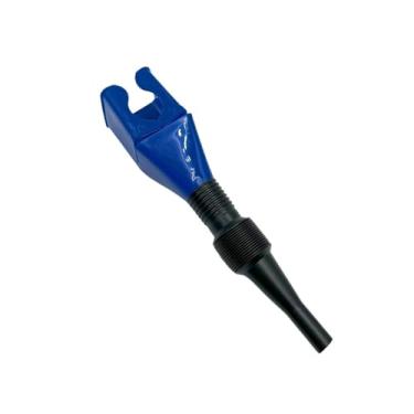 Imagem de Funil durável 2 em 1 com filtro, ideal à prova de derramamento de reabastecimento sem esforço, carros e motocicletas - transferência de óleo e água e combustível (azul)