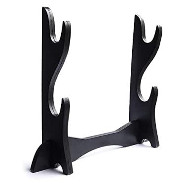 Imagem de U5GAAALPPQ9 Acessórios de mesa Suporte de espada artes marciais samurai espada Katana Wakizashi suporte de espada