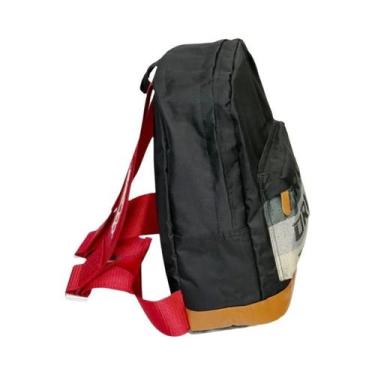 Imagem de Mochila De Couro Preto E Lona Para Corrida, Universal, Com Alça De Cin