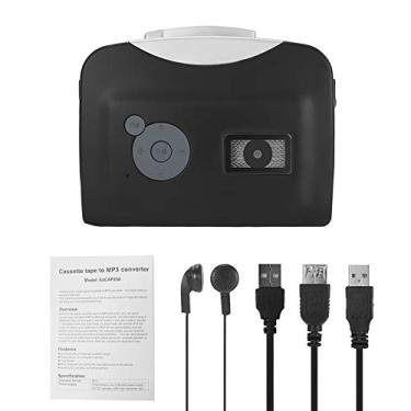 Imagem de ezcap230 Conversor de Fita Cassete para MP3 Standalone Auto Partição Salvar em Disco Flash USB com Fone Ouvido