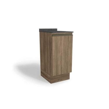 Imagem de Cozinha Modulada Kappesberg Maxxi Kappesberg Nicho G741 c/ Tampo 40cm Nogal/Cinzel