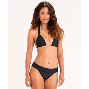 Imagem de Biquíni Cortininha de Pala Liso - APNEIA, Preto, G