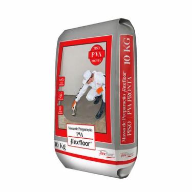 Imagem de Massa para Preparação de Piso Flexfloor 10kg para Porcelanato, Cerâmic