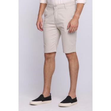 Imagem de Bermuda Masculina Sarja Peletizada Básica Lisa Polo Wear Areia-Masculino