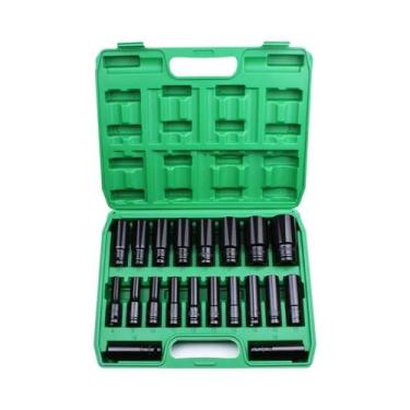 Imagem de Conjunto De Soquetes De Impacto De 6 Pontas, 10-20 Peças, Tamanhos Mét