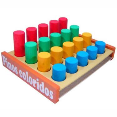 Imagem de Pinos Coloridos - Planeta Brinquedos