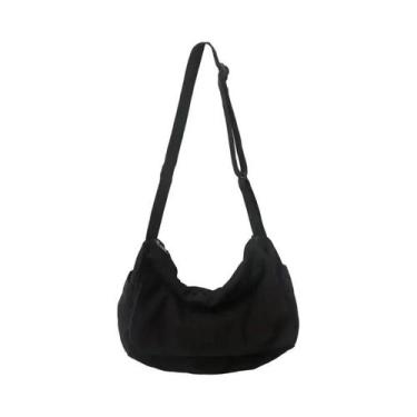 Imagem de Bolsa Mensageira Vintage De Lona Para Mulheres, Tote Casual Para Adole