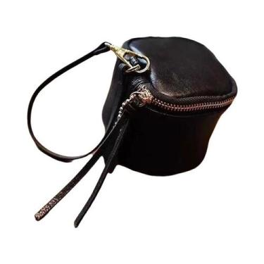 Imagem de Bolsa De Chaves Retro De Grande Capacidade Com Textura De Couro, Bolsa