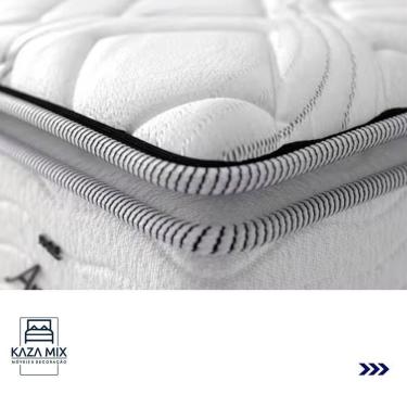 Imagem de Cama Box Baú E Colchão Amsterdã Molas Ensacadas Queen Probel Queen Bege