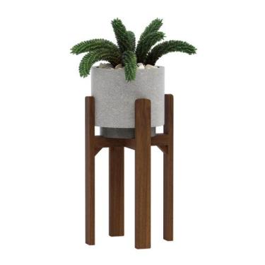 Imagem de Suporte de Vaso em Madeira 50 cm para Jardim - Comprar Móveis em Casa