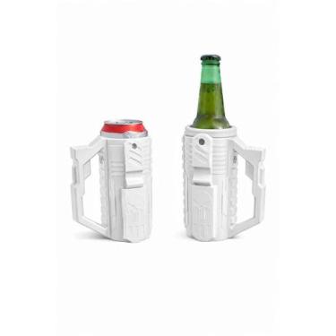 Imagem de Copo Térmico Caneca Porta Garrafa e Lata com Abridor Long Neck e Lata 